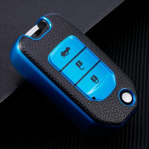 Suitable for Honda, Textured Key Protection Case with Classic Wear-resistant and Scratch Resistant Design, Enhancing the Level and Protection of Car Keys, Keeping Your Keys Brand New and Beautiful