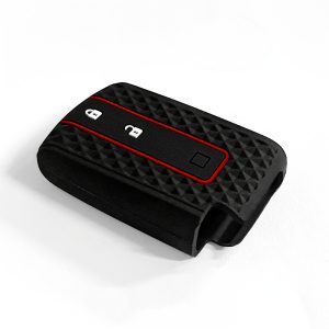 High-End Protective Key Case, Compatible with for Toyota Models Key Fob Cover, 12Th Generation Crown Prius Key Protector – for Toyota Old Crown 05-09 Soft Rubber Car Cover – New Diamond Texture Car Key Case – Anti-Fall And Wear-Resistant – Silicone