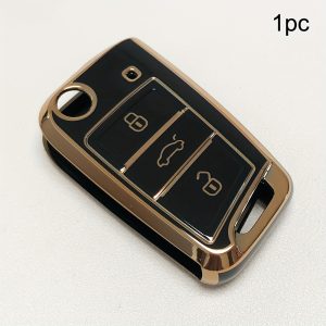 Applicable 2015-2024 for Volvo Tiguan Golf GTI Altas Jetta Tata Os Soft TPU Material Protector Keychain Cover a Gift for a Boy Or Girl