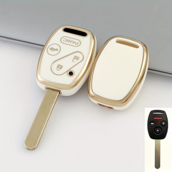 For for HONDA Car Key shells for HONDA Protective Case, for HONDA Accord, Civic, CR-V, Pilot, Fit, Odyssey, Ridgeline, TPU Car Key shells, A gift for the car owne